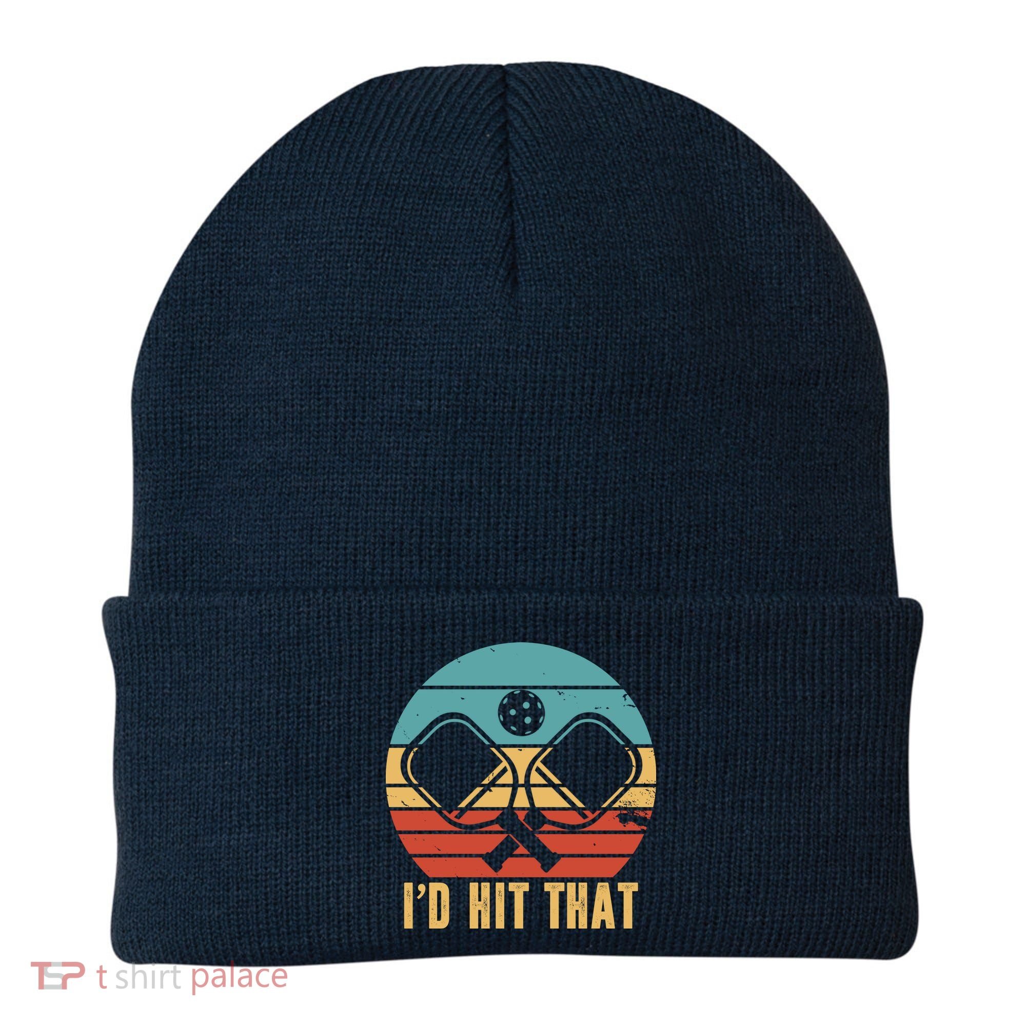 I'd Hit That Funny Pickleball Retro Beanie