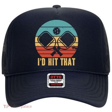 I'd Hit That Funny Pickleball Retro Hat