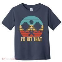 I'd Hit That Funny Pickleball Retro Toddler T-Shirt thumb 0