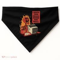 I Hope This Email Finds You Well Funny USA-Made Doggie Bandana thumb 0