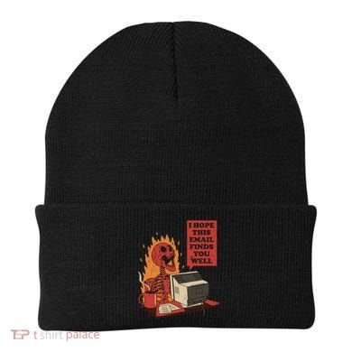 I Hope This Email Finds You Well Funny Beanie