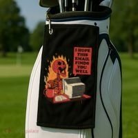 I Hope This Email Finds You Well Funny Golf Towel thumb 2