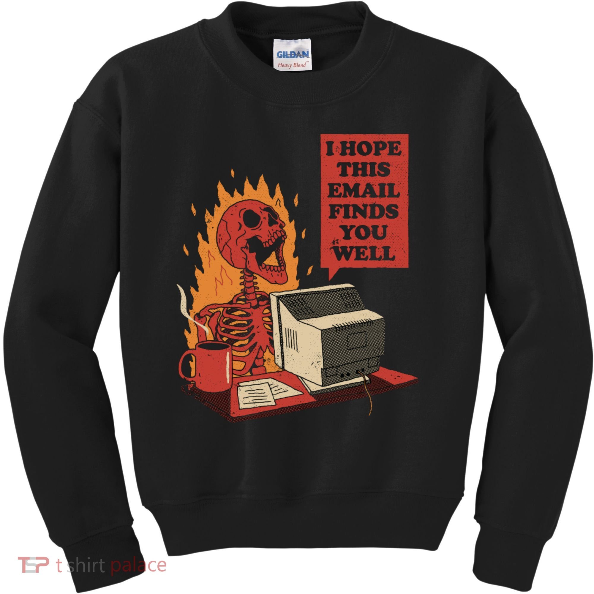 I Hope This Email Finds You Well Funny Kids Sweatshirt