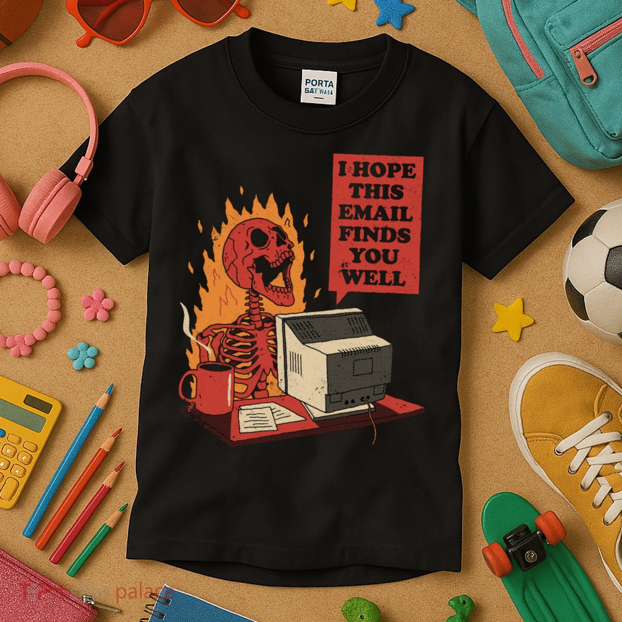 I Hope This Email Finds You Well Funny Kids T-Shirt
