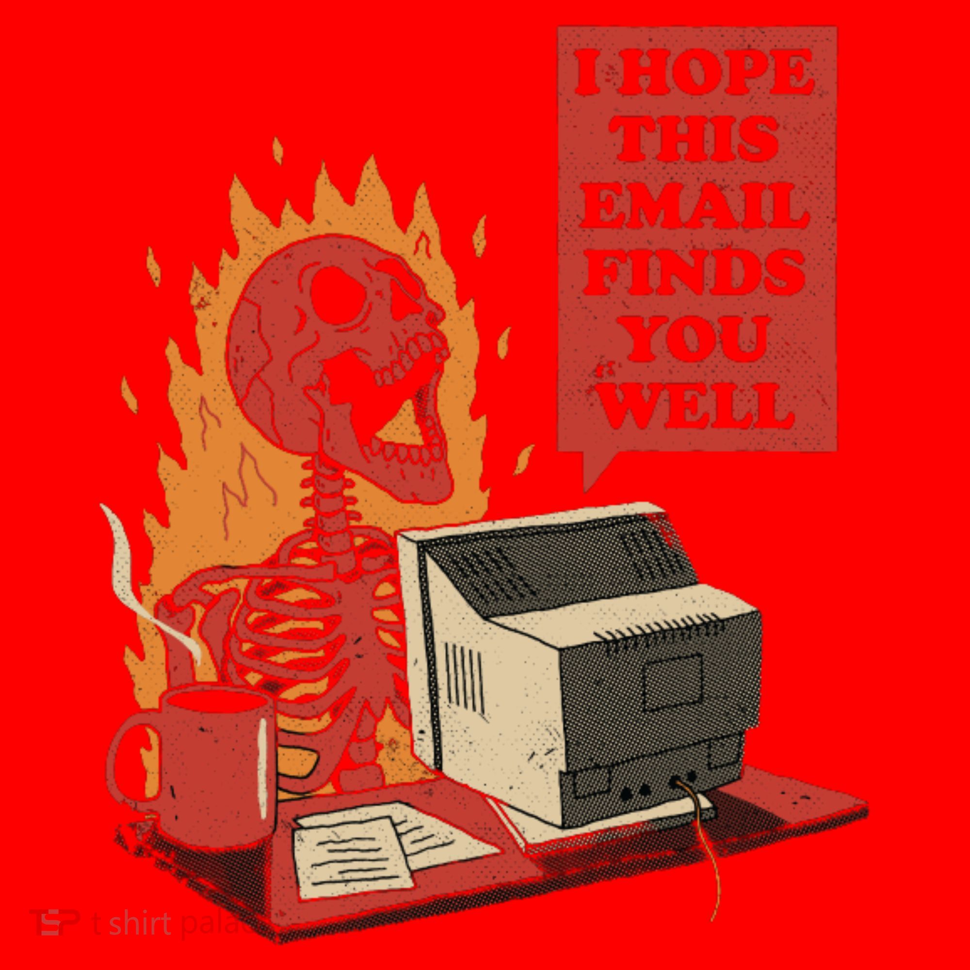 I Hope This Email Finds You Well Funny Santa Hat