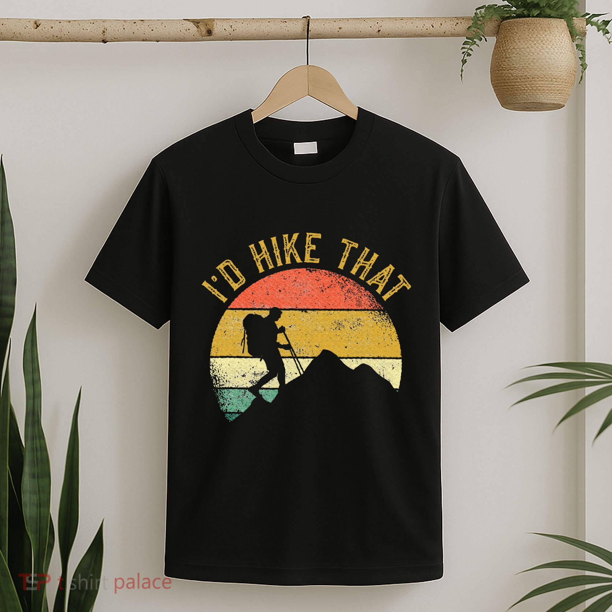 ID Hike That Mountains Hiking Hiker T-Shirt