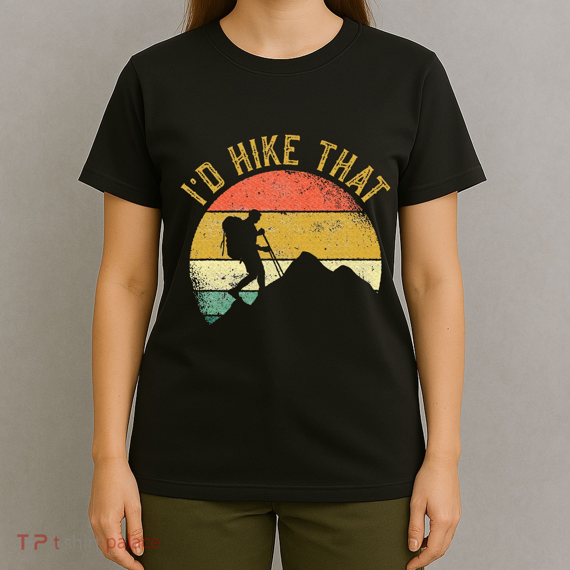 ID Hike That Mountains Hiking Hiker T-Shirt