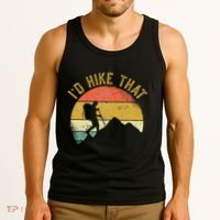 ID Hike That Mountains Hiking Hiker Tank Top thumb 3