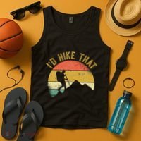 ID Hike That Mountains Hiking Hiker Tank Top thumb 4