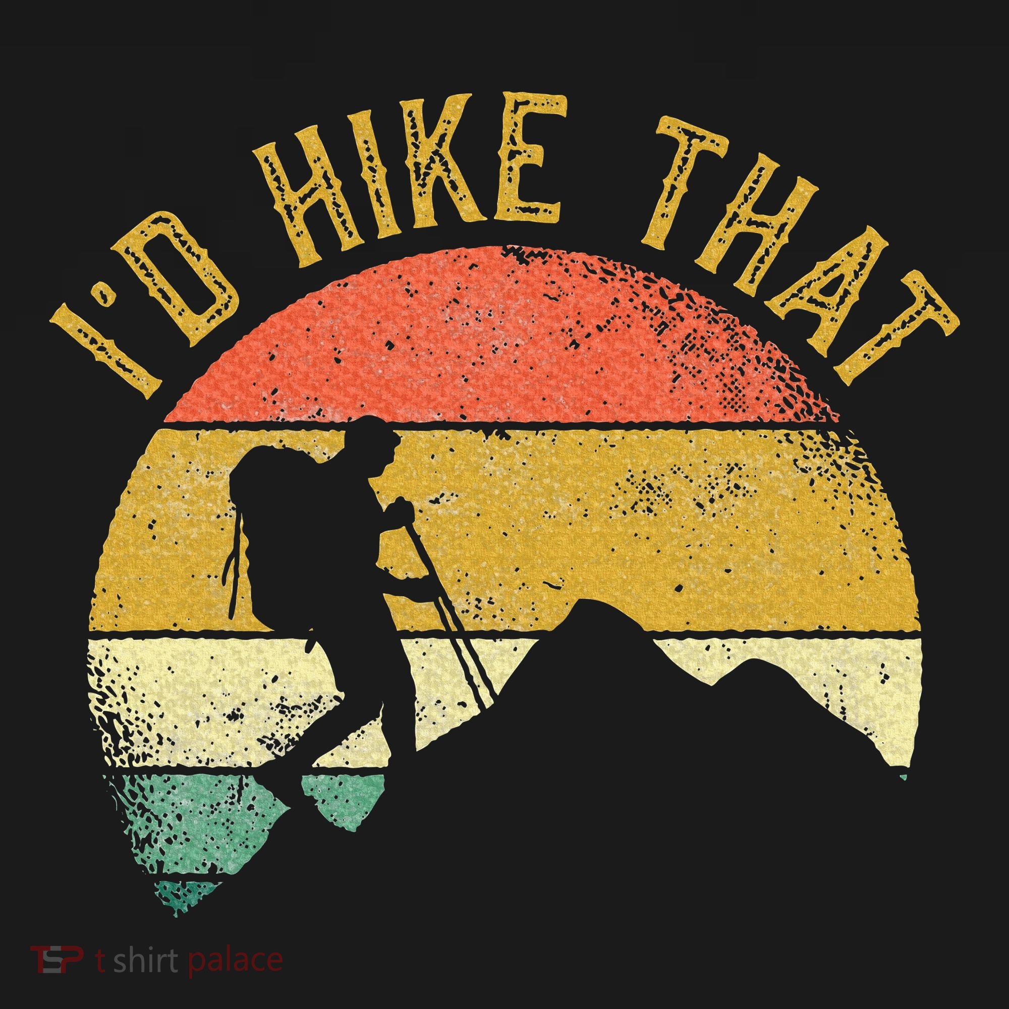 ID Hike That Mountains Hiking Hiker Kids Hoodie