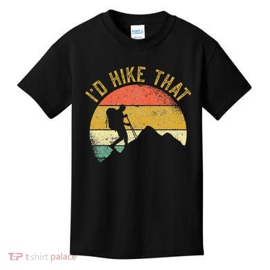 ID Hike That Mountains Hiking Hiker Kids T-Shirt