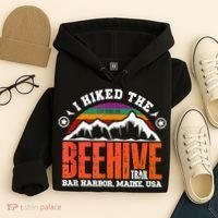 I Hiked The Beehive Trail Acadia National Park Hoodie thumb 4