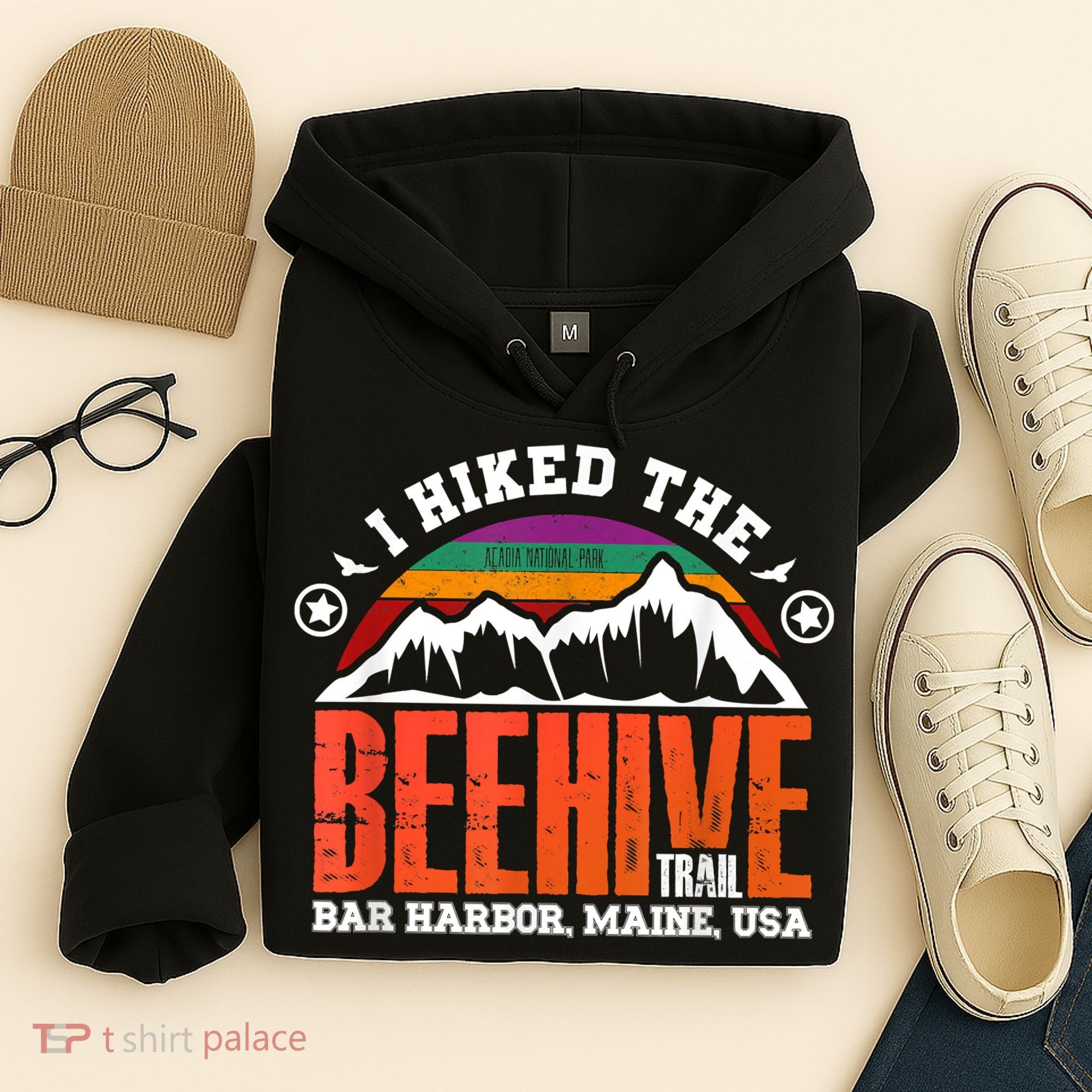 I Hiked The Beehive Trail Acadia National Park Hoodie