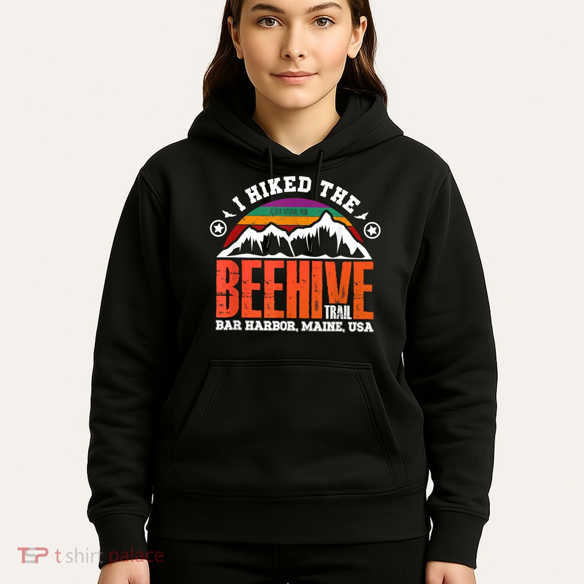 I Hiked The Beehive Trail Acadia National Park Hoodie