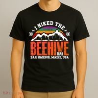 I Hiked The Beehive Trail Acadia National Park T-Shirt thumb 3