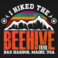 I Hiked The Beehive Trail Acadia National Park Women's Hoodie thumb 2