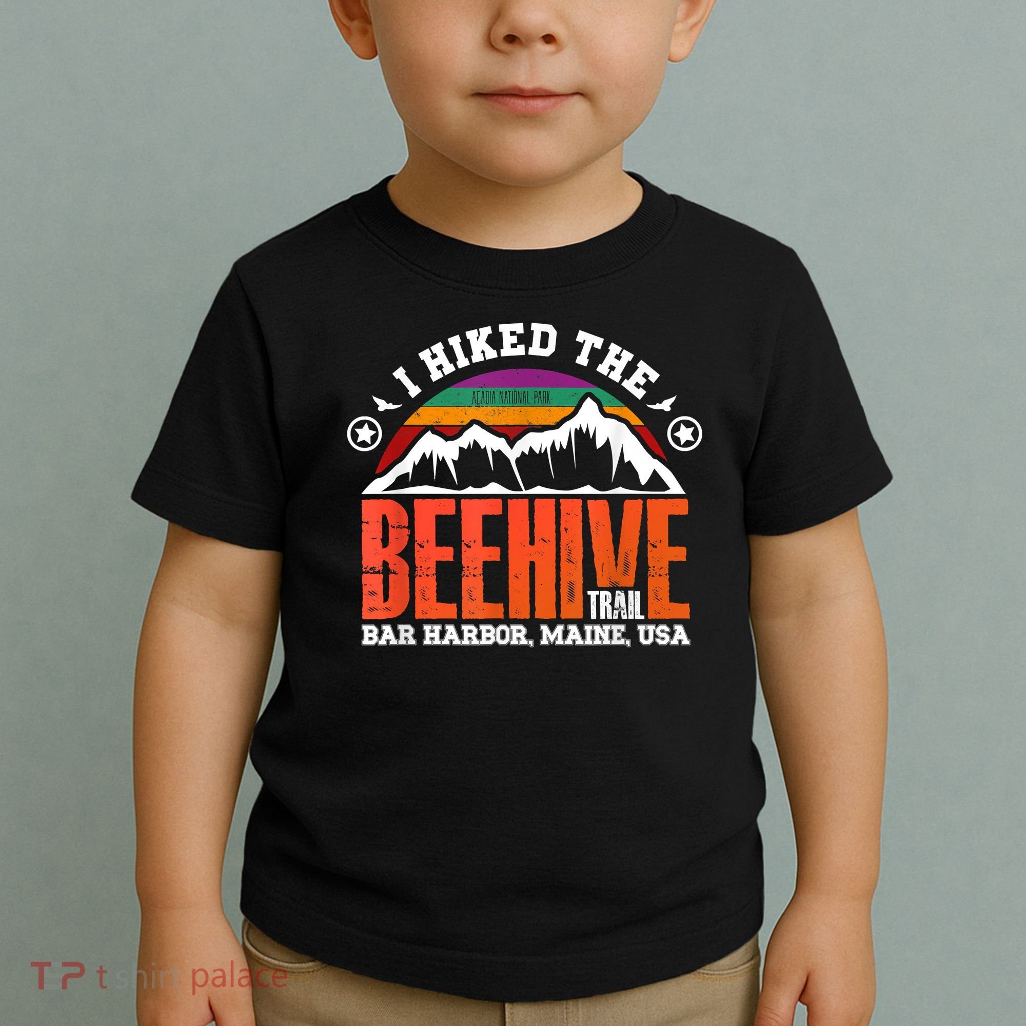 I Hiked The Beehive Trail Acadia National Park Toddler T-Shirt