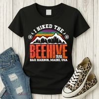 I Hiked The Beehive Trail Acadia National Park Women's T-Shirt thumb 3