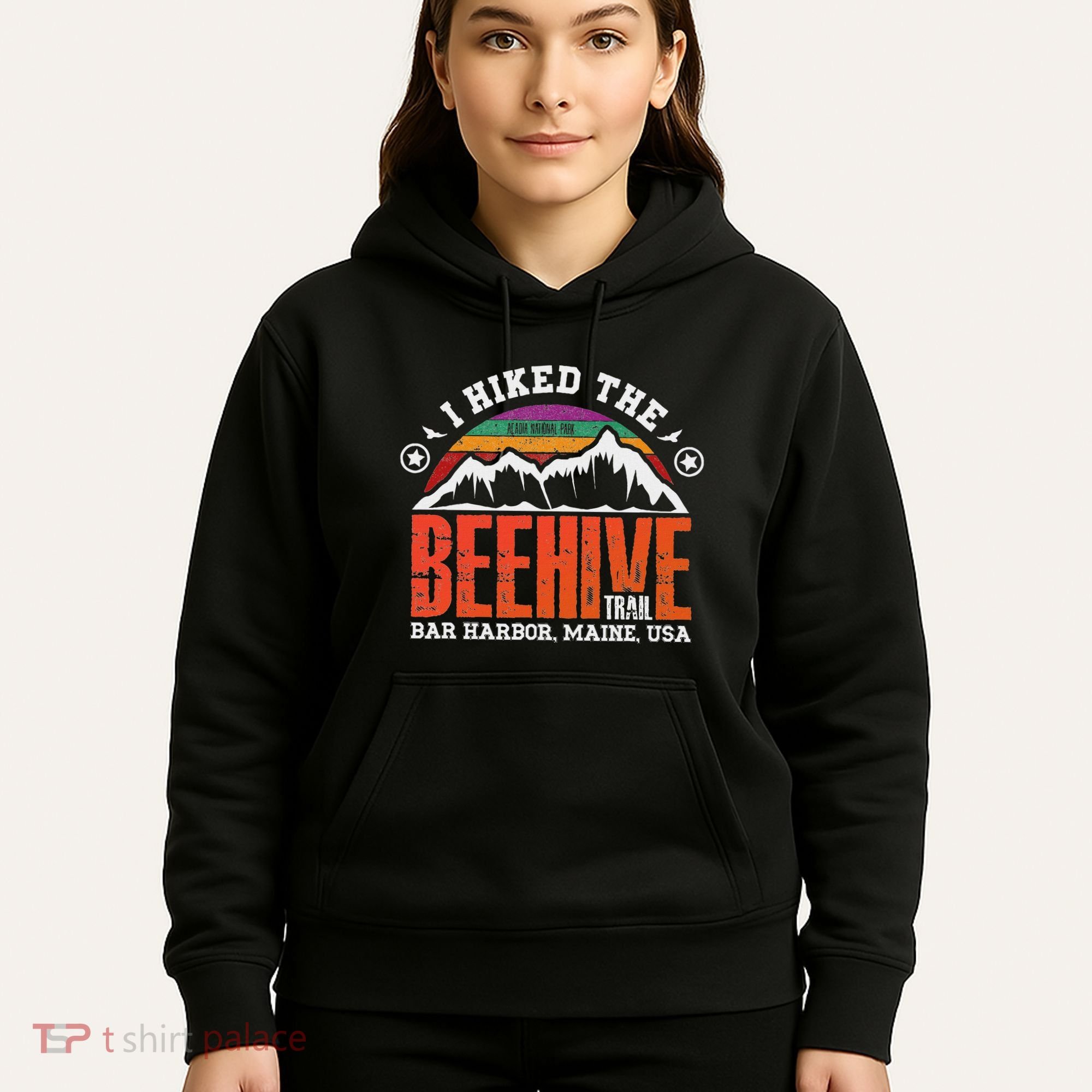 I Hiked The Beehive Trail Acadia National Park Hoodie