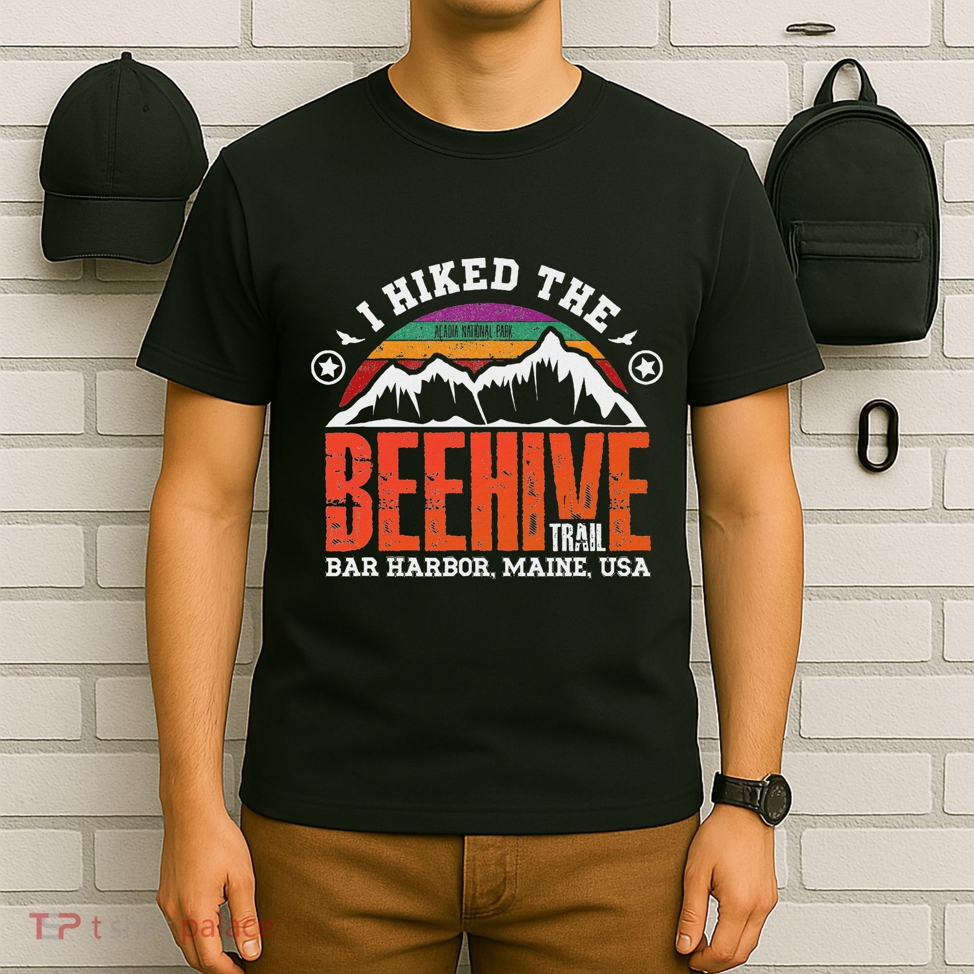 I Hiked The Beehive Trail Acadia National Park T-Shirt
