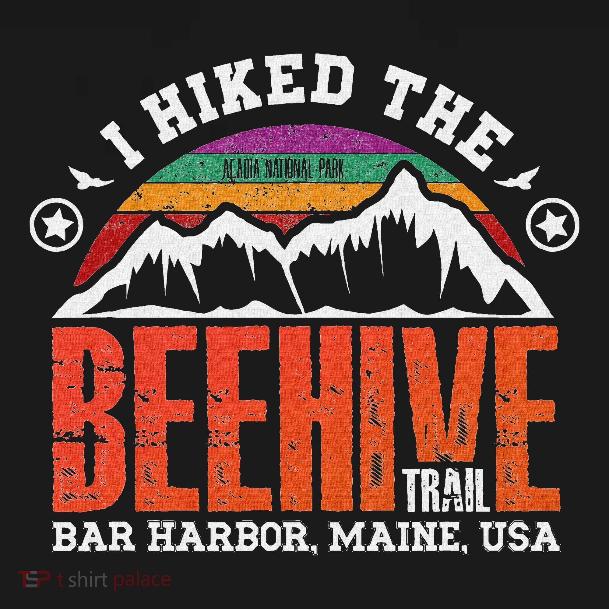 I Hiked The Beehive Trail Acadia National Park Women's Hoodie