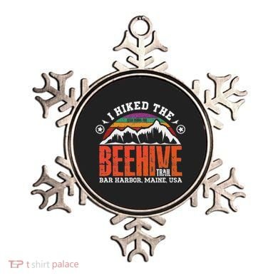 I Hiked The Beehive Trail Acadia National Park Ornament