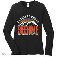 I Hiked The Beehive Trail Acadia National Park Women's Long Sleeve Shirt thumb 0