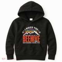 I Hiked The Beehive Trail Acadia National Park Kids Hoodie thumb 0