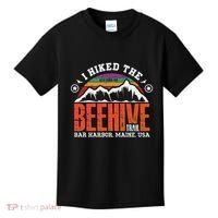 I Hiked The Beehive Trail Acadia National Park Kids T-Shirt thumb 0