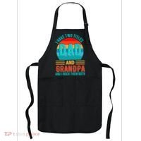 I Have Two Titles Dad And Grandpa I Rock Them Both Sunset Apron thumb 0