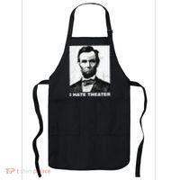 I Hate Theater Abraham Abe Lincoln Funny President Meme Apron thumb 0