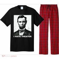 I Hate Theater Abraham Abe Lincoln Funny President Meme Pajama Set thumb 0