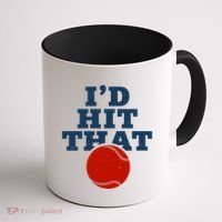 I'd Hit That Baseball Lover Funny Coffee Mug thumb 1
