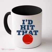 I'd Hit That Baseball Lover Funny Coffee Mug thumb 0