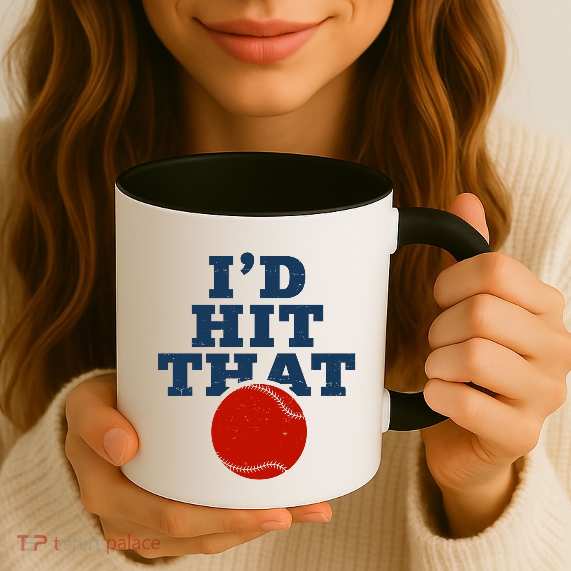 I'd Hit That Baseball Lover Funny Coffee Mug