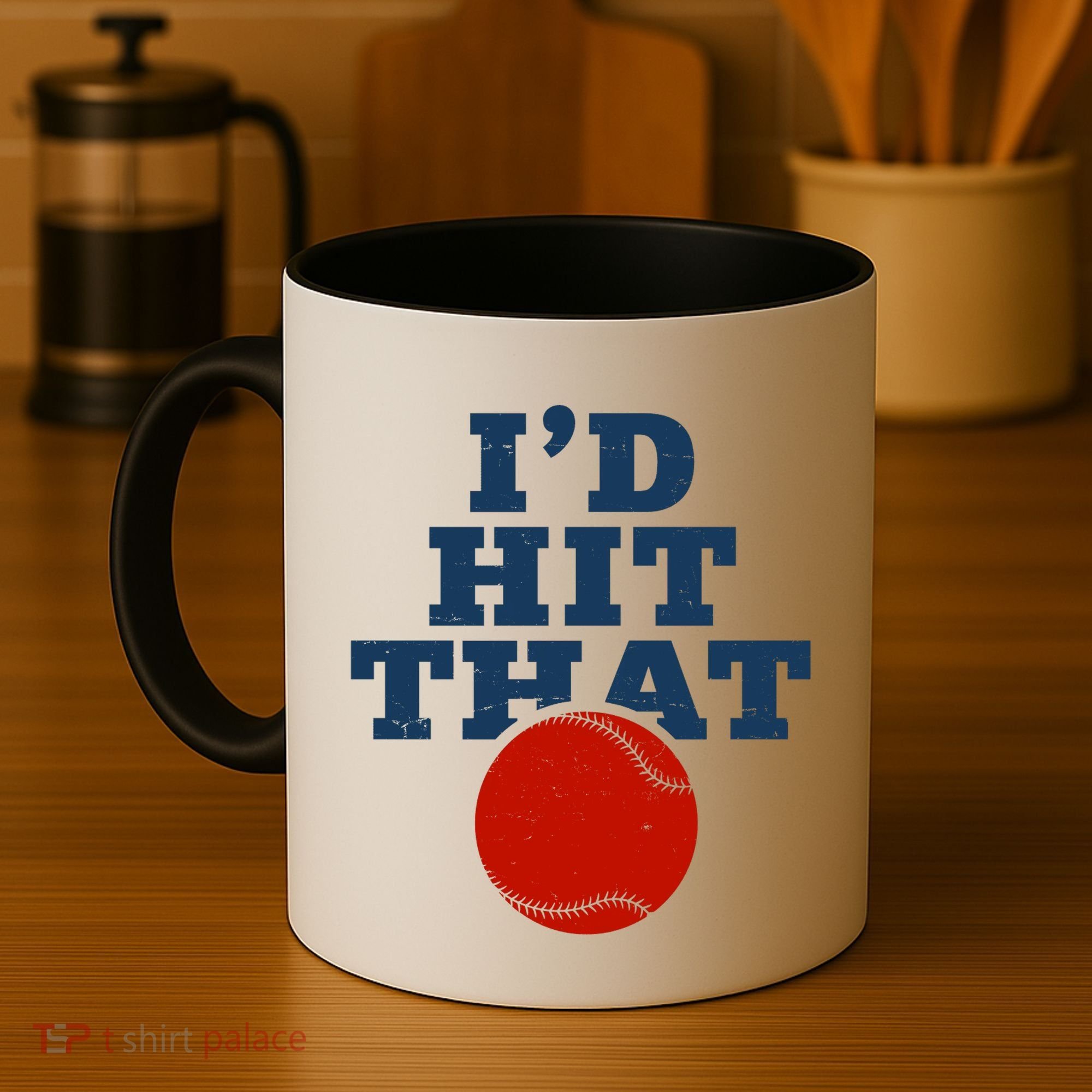 I'd Hit That Baseball Lover Funny Coffee Mug