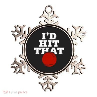 I'd Hit That Baseball Lover Funny Ornament