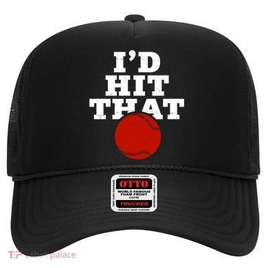 I'd Hit That Baseball Lover Funny Hat