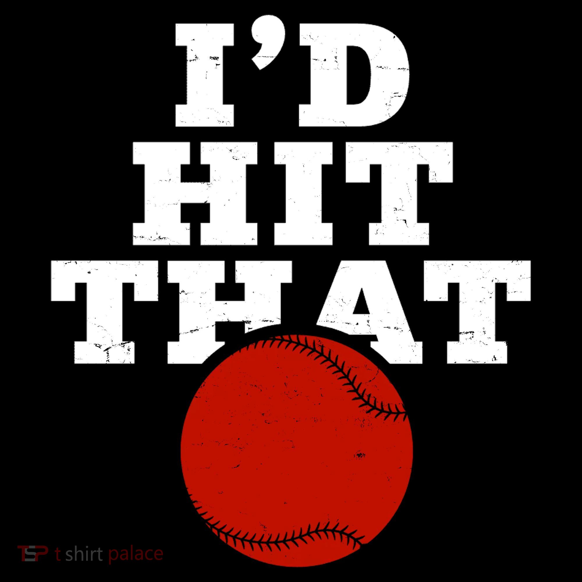 I'd Hit That Baseball Lover Funny Visor