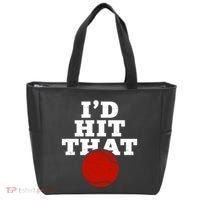 I'd Hit That Baseball Lover Funny Tote Bag thumb 0