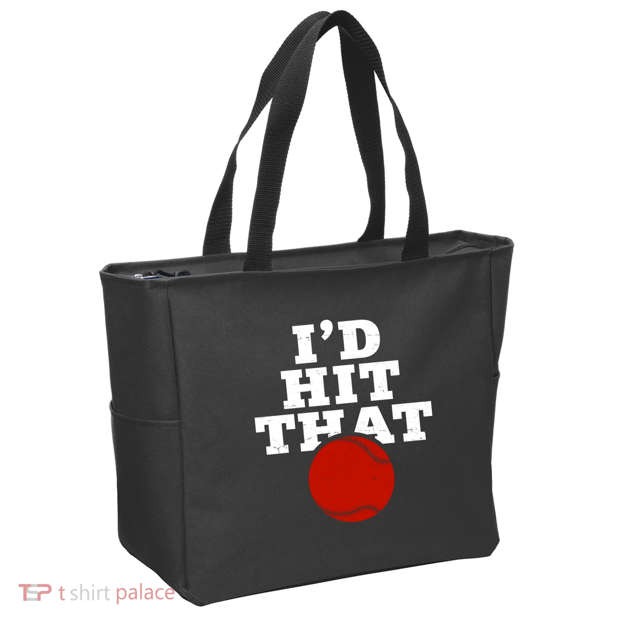 I'd Hit That Baseball Lover Funny Tote Bag