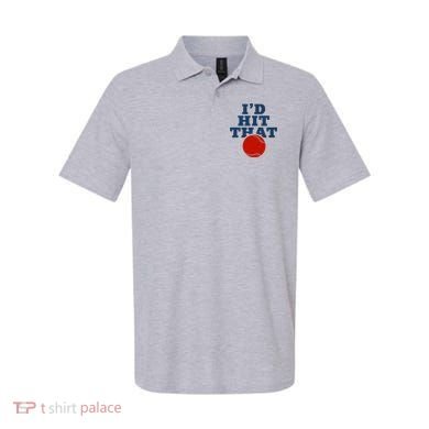 I'd Hit That Baseball Lover Funny Polo