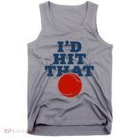I'd Hit That Baseball Lover Funny Tank Top thumb 0