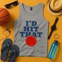 I'd Hit That Baseball Lover Funny Tank Top thumb 4