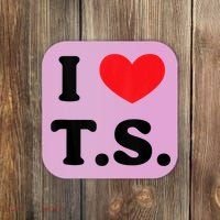 I Heart TS Coaster thumb 0
