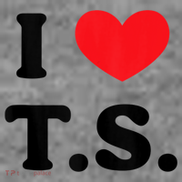 I Heart TS Toddler Hoodie thumb 2