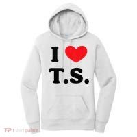 I Heart TS Women's Hoodie thumb 0
