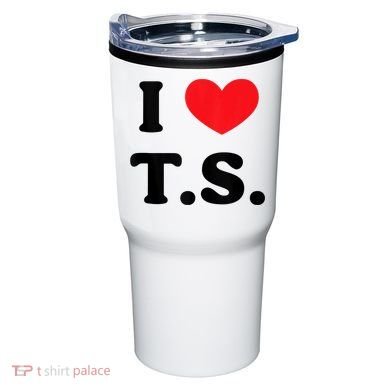 I Heart TS Tumbler