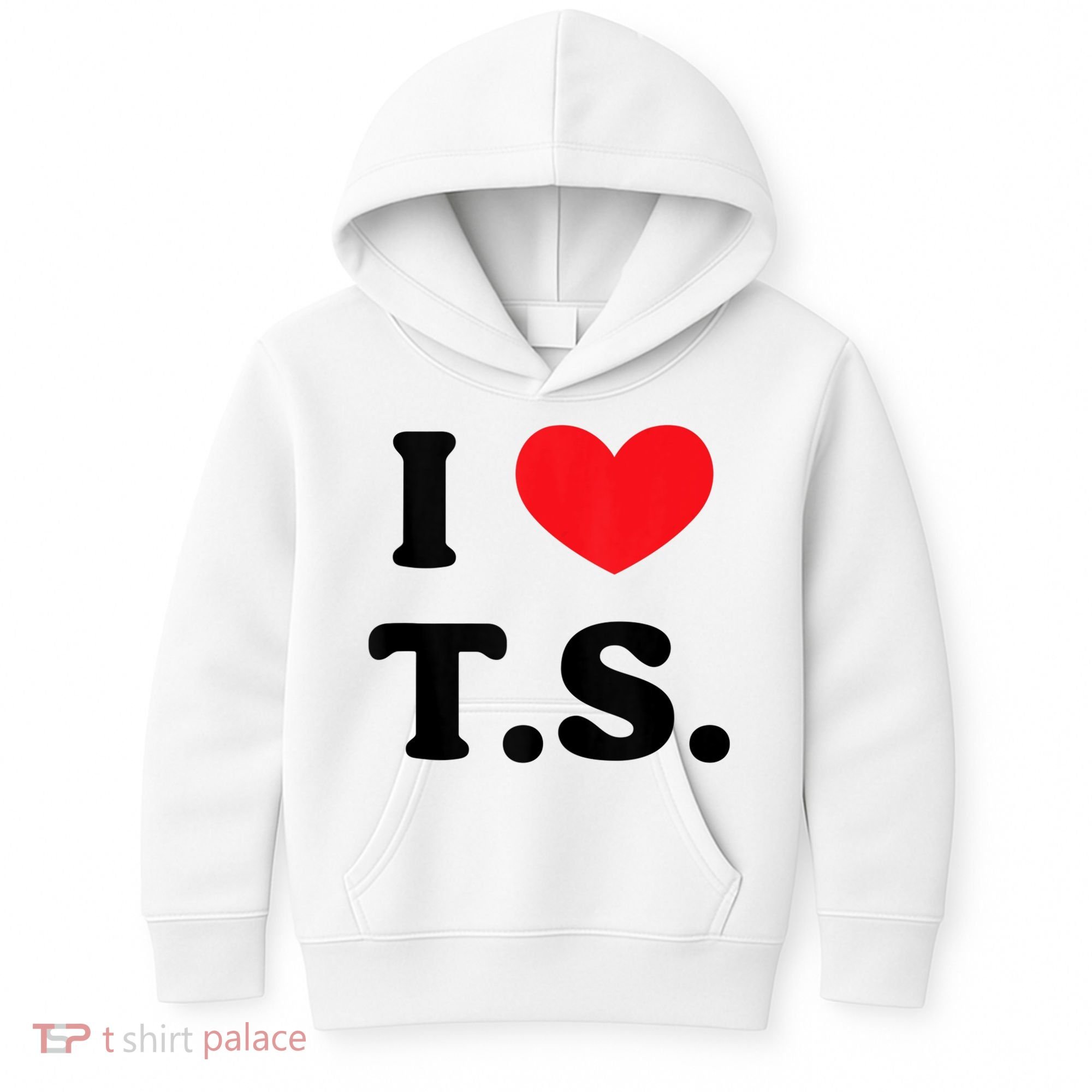 I Heart TS Kids Hoodie