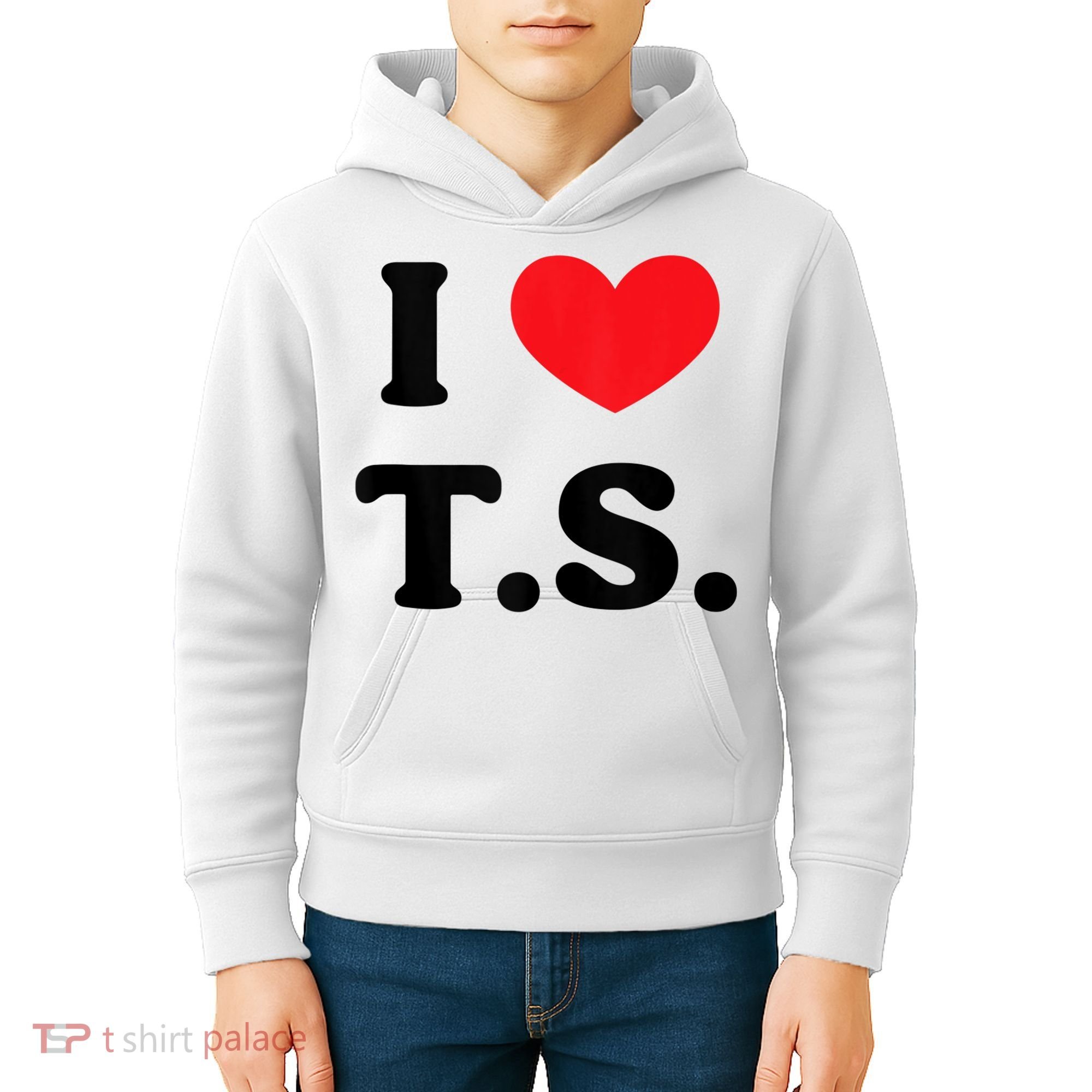 I Heart TS Kids Hoodie